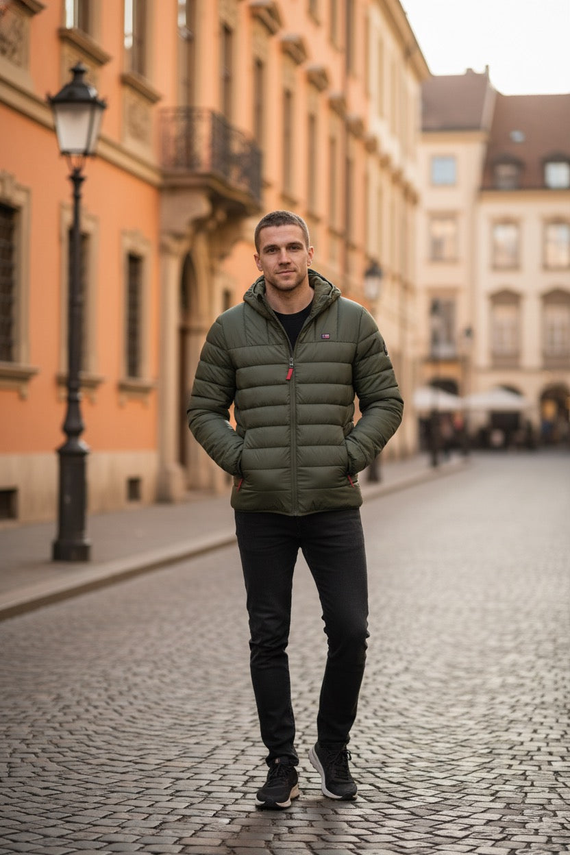 NORWAY 1963 МЪЖКО ЯКЕ - ТЪМНОЗЕЛЕНО