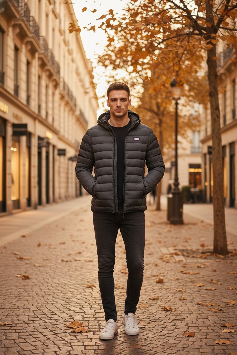 Мъжко яке Norway 1963 – Черно