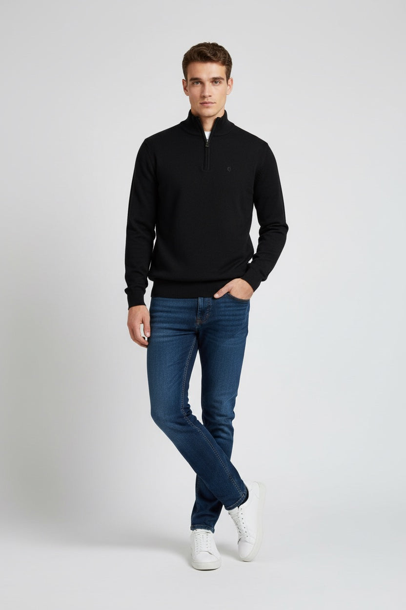 Coveri Moving Мъжка жилетка – Черна