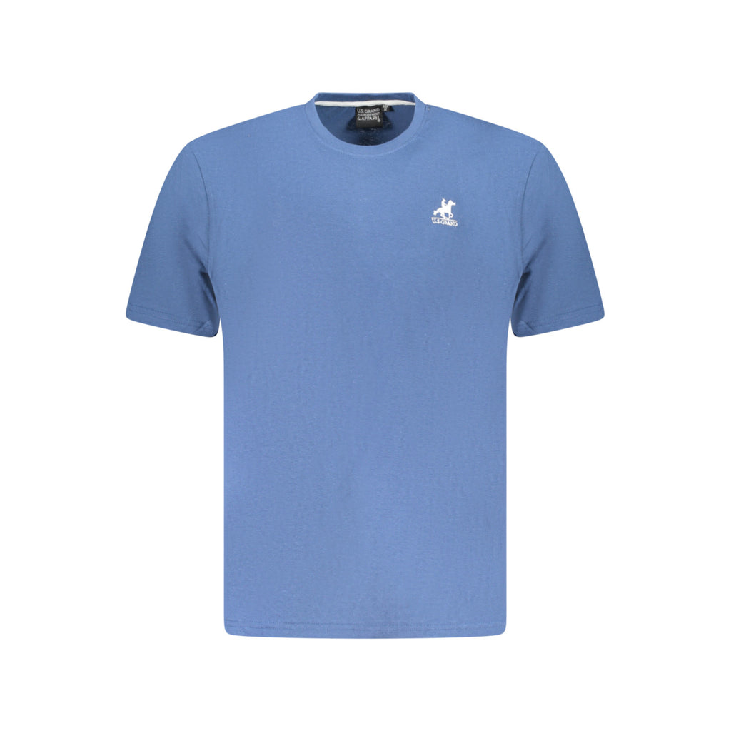 US GRAND POLO Мъжка Тениска  – Свеж Стил в Светлосиньо