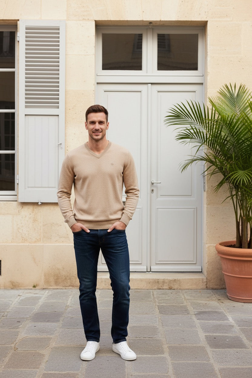 La Martina Мъжки Пуловер – Бежов