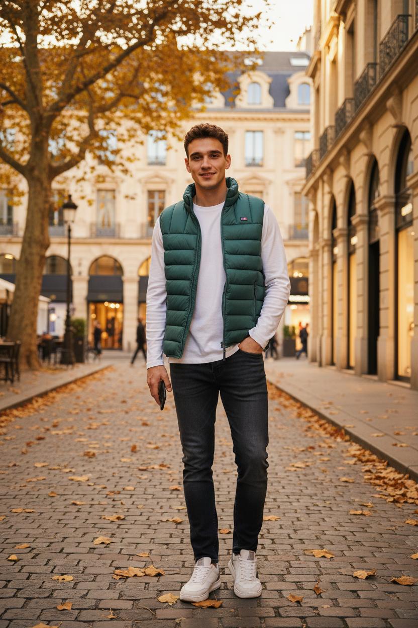 Мъжко яке без ръкави Norway 1963 – тъмнозелено