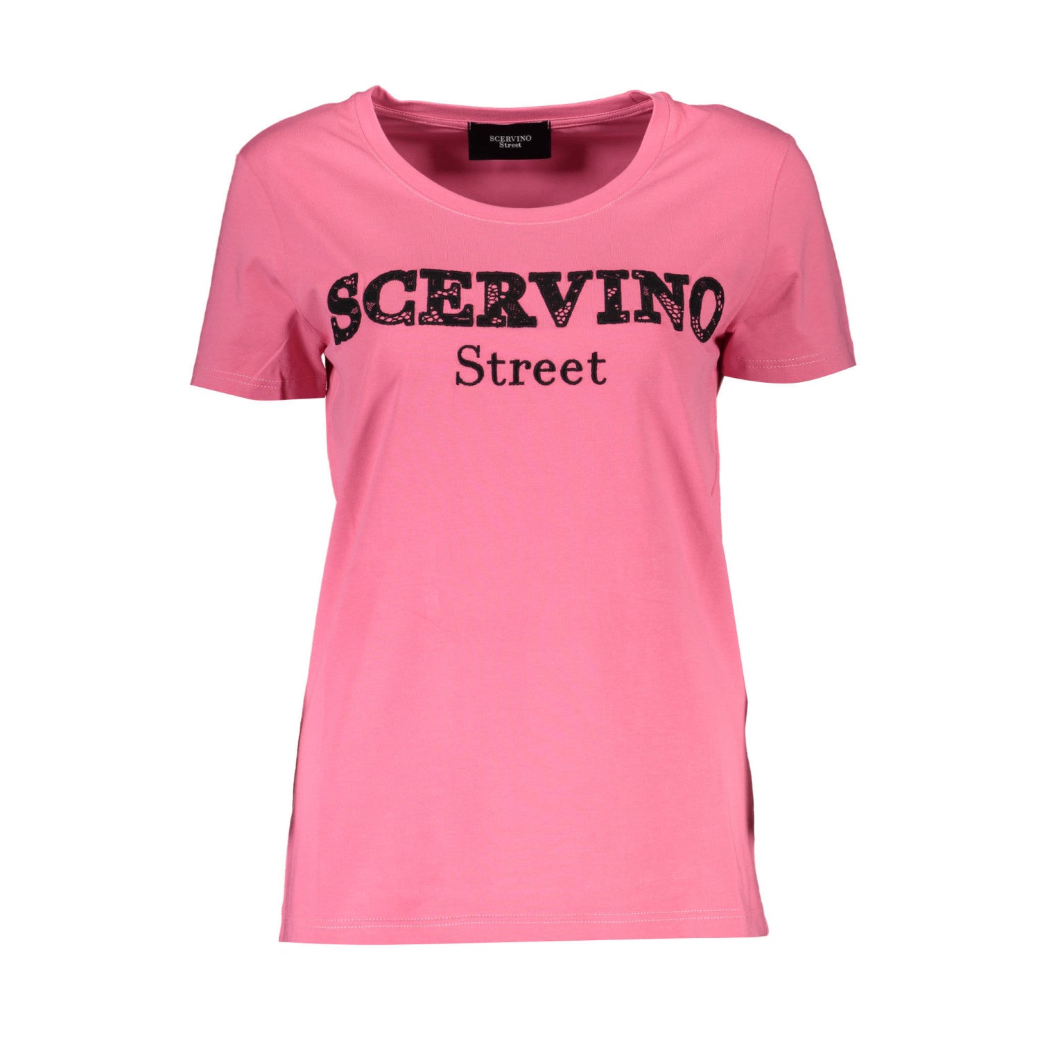 SCERVINO STREET - Дамска Розова Тениска с Принт