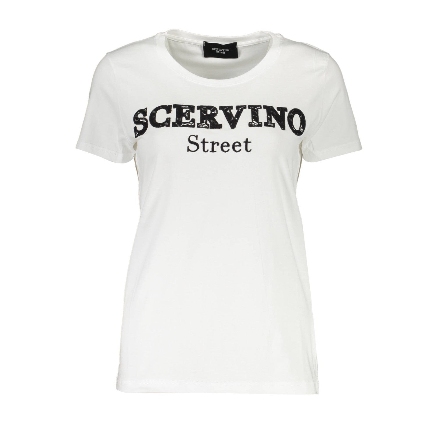 SCERVINO STREET - Дамска Бяла Тениска с Принт