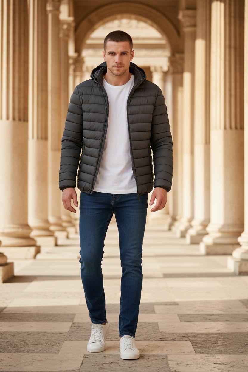 Мъжко яке Cavalli Class – Черно