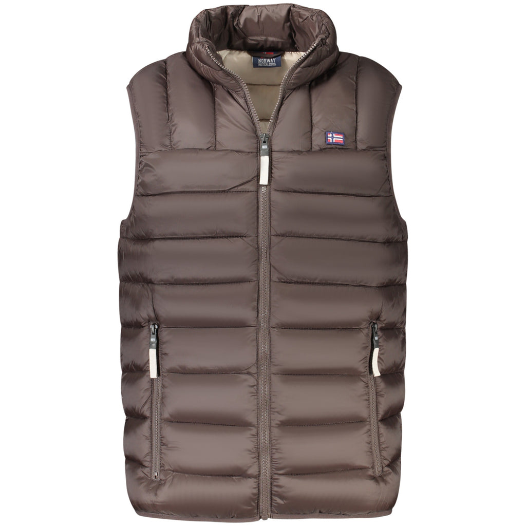 Мъжко яке без ръкави Norway 1963 – Кафяво