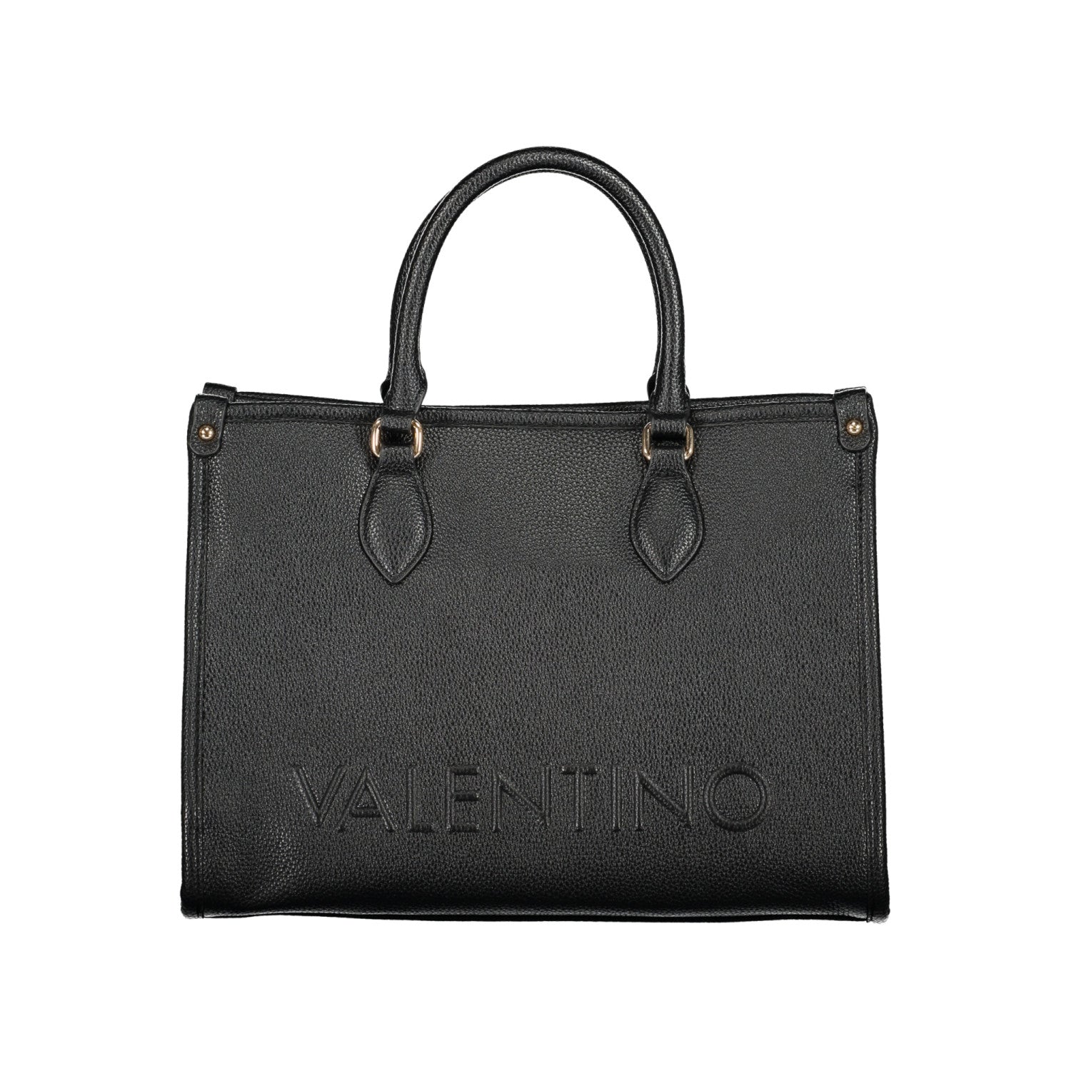 Valentino Bags Дамска Чанта с Лого – Черна