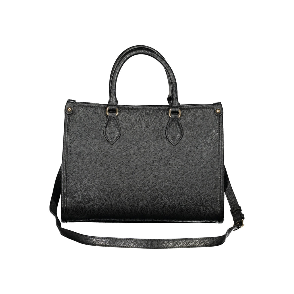 Valentino Bags Дамска Чанта с Лого – Черна