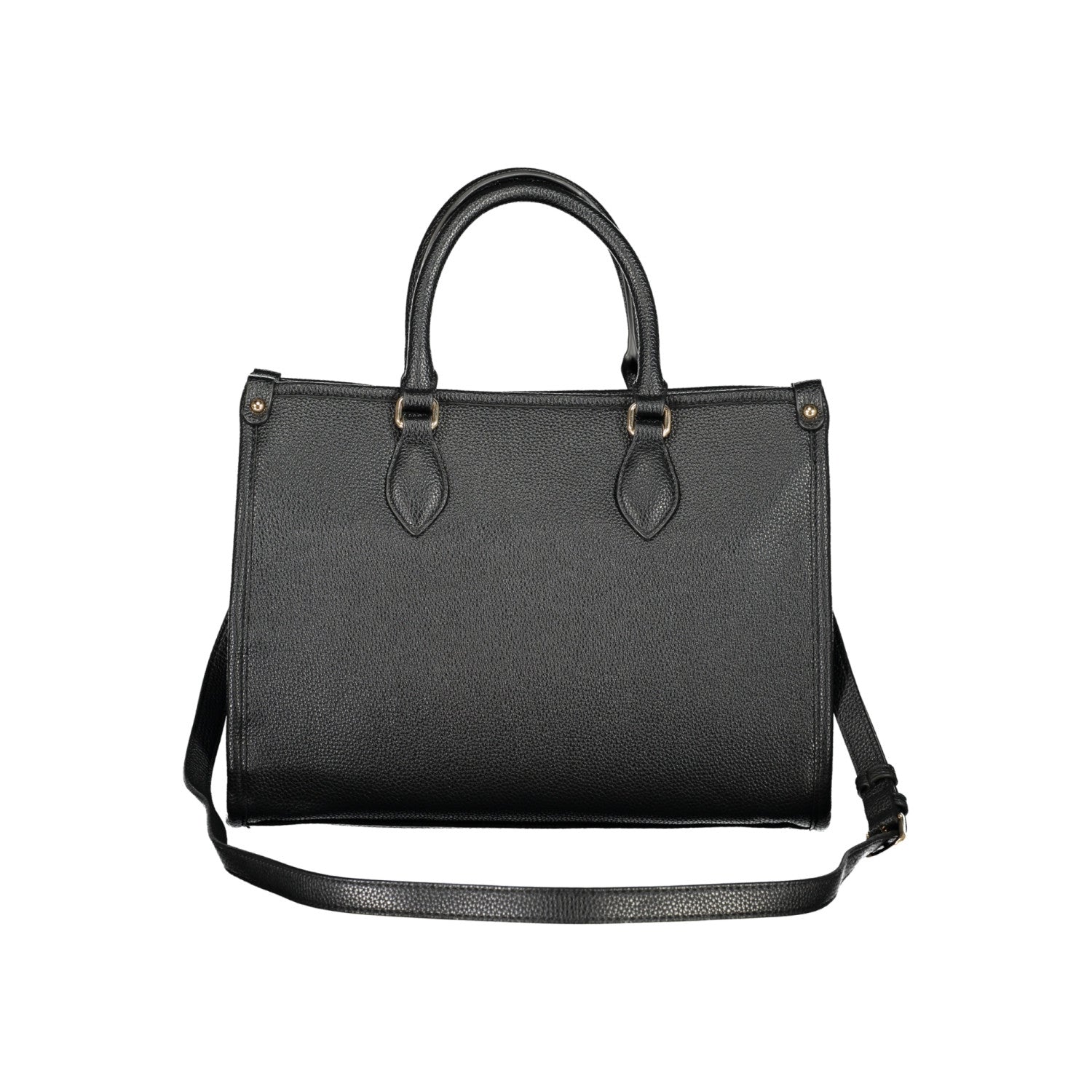 Valentino Bags Дамска Чанта с Лого – Черна