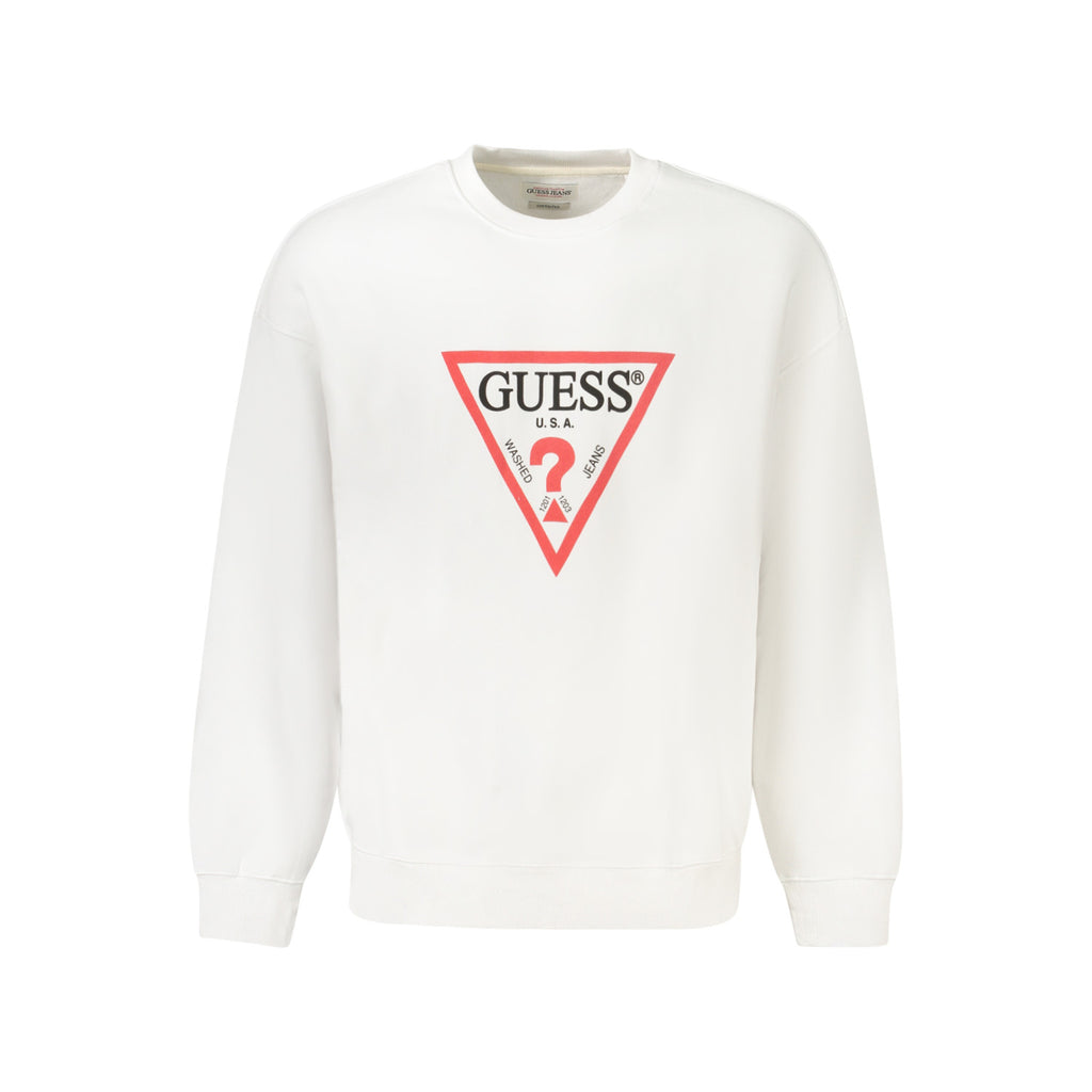 GUESS Jeans Мъжка блуза без цип – Бяла