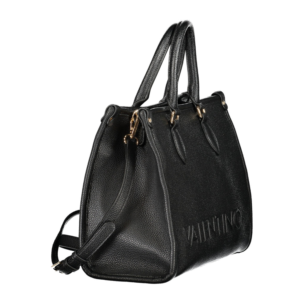 Valentino Bags Дамска Чанта с Лого – Черна