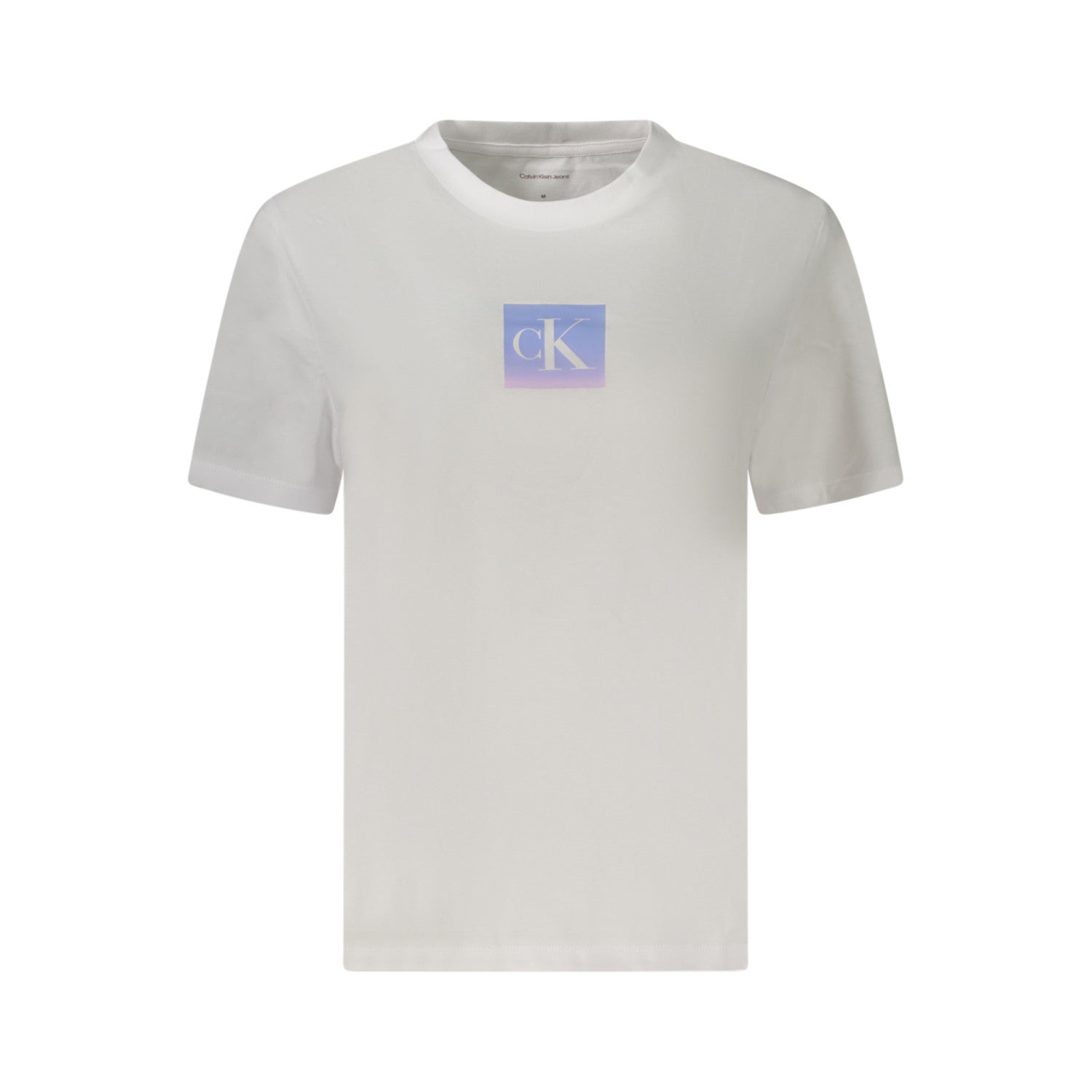CALVIN KLEIN Дамска Тениска с Къс Ръкав - Бяла
