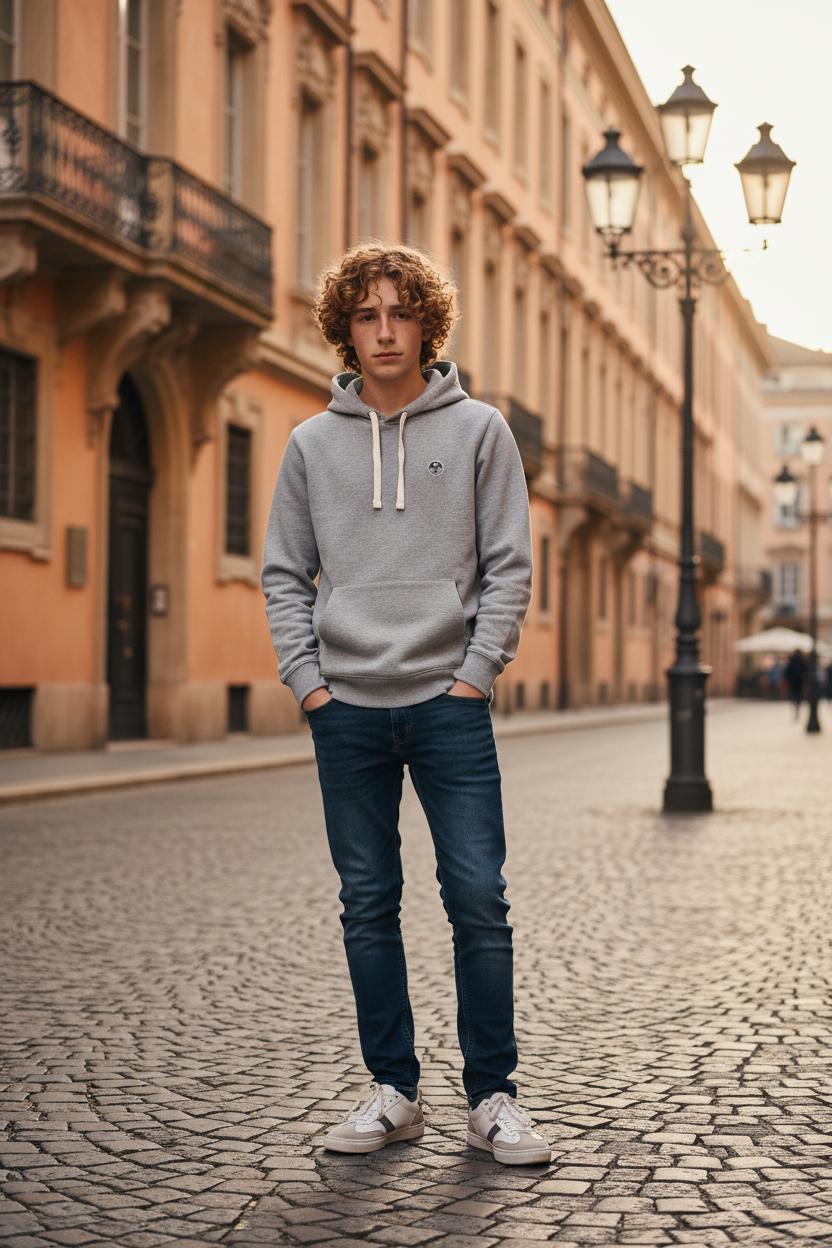 NORTH SAILS - Мъжки Суитшърт без цип – Сив