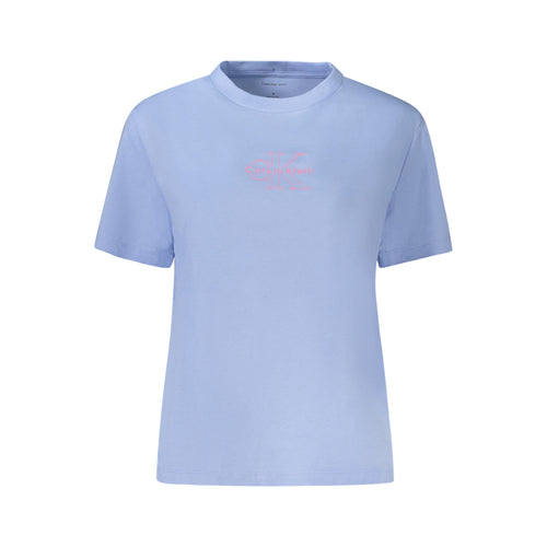 CALVIN KLEIN Дамска Тениска с Къс Ръкав - Светлосиня