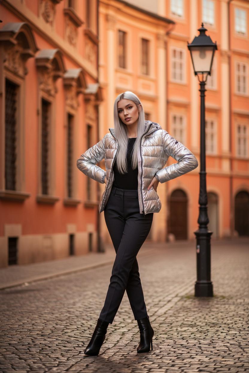 NORWAY 1963 Дамско Яке – Сребристо