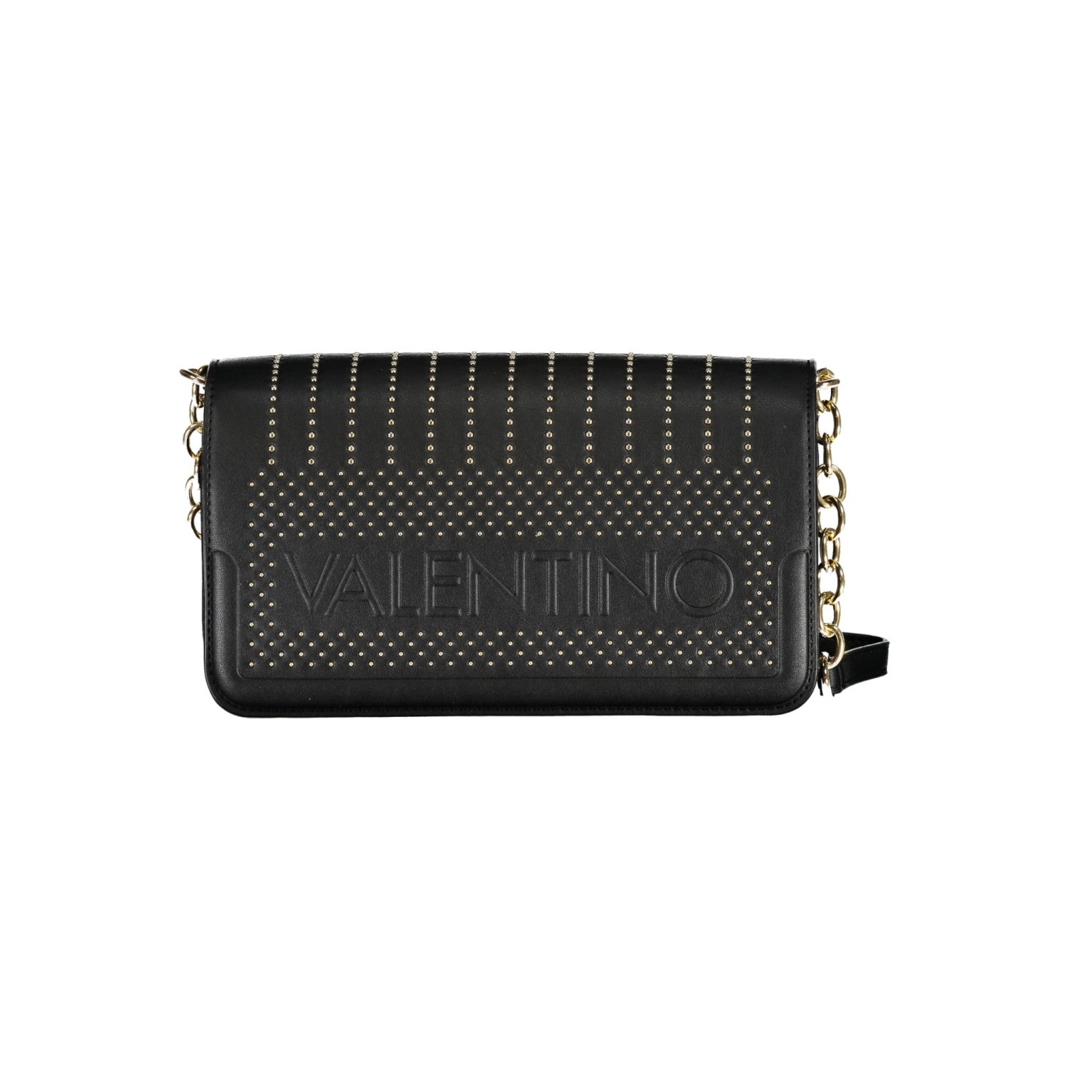 Valentino Bags – Дамска Чанта в Черно със Златни Детайли