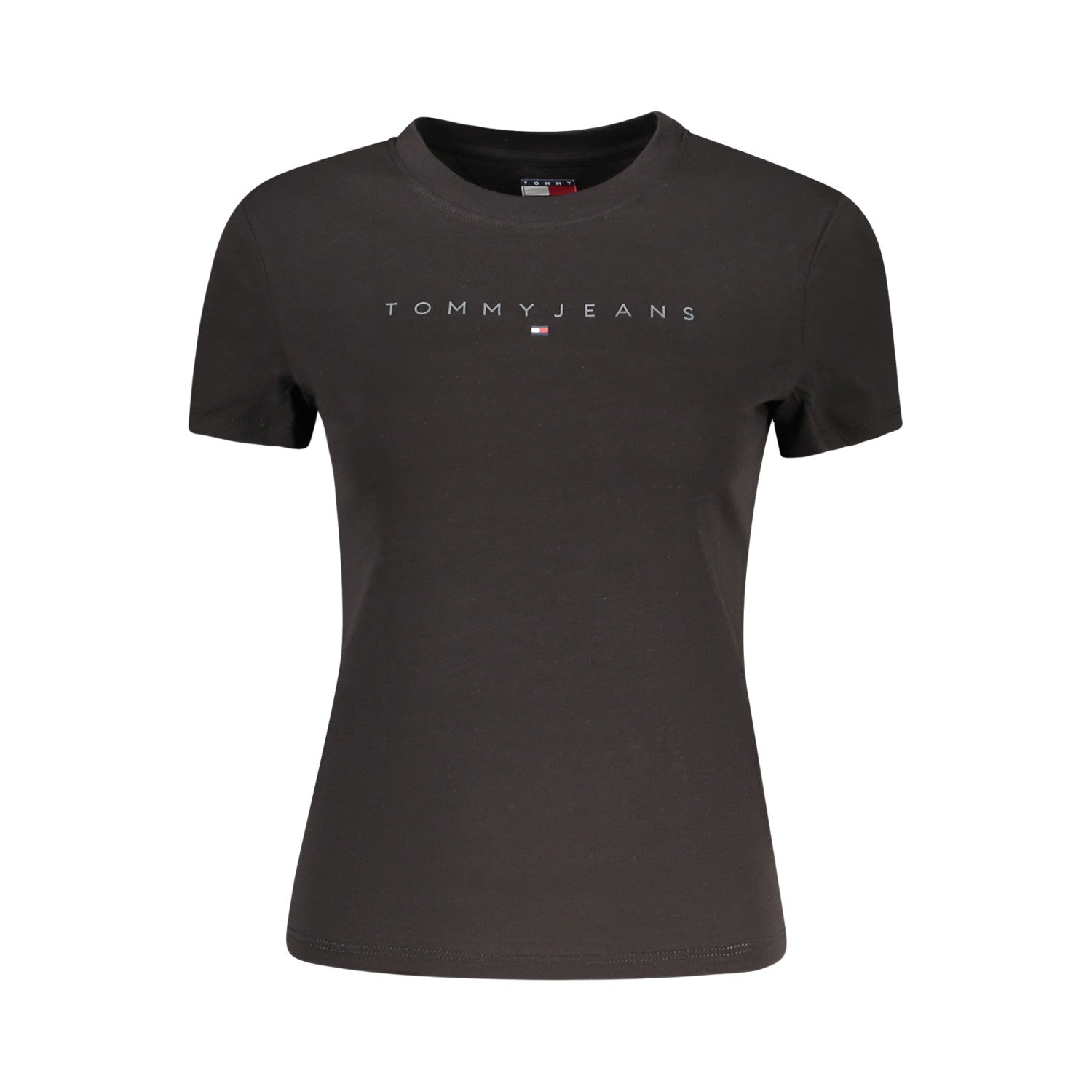 TOMMY HILFIGER Дамска Тениска с Къс Ръкав - Черна
