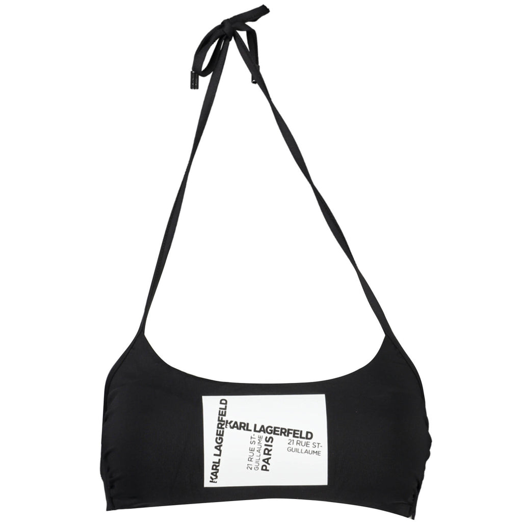 KARL LAGERFELD BEACHWEAR Дамска Горна Част на Бански - Черна