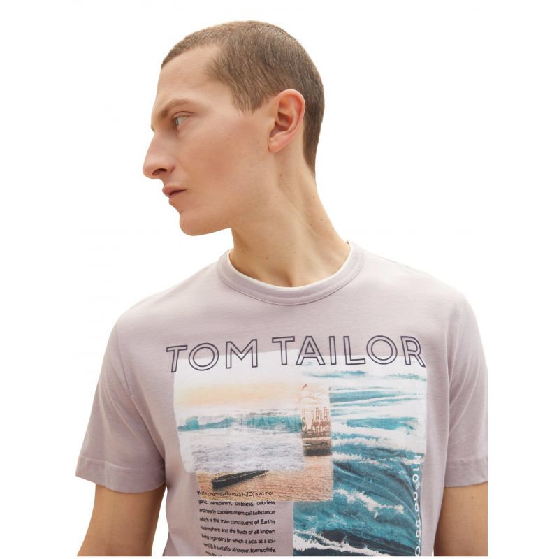 Tom Tailor - Розова Мъжка Тениска