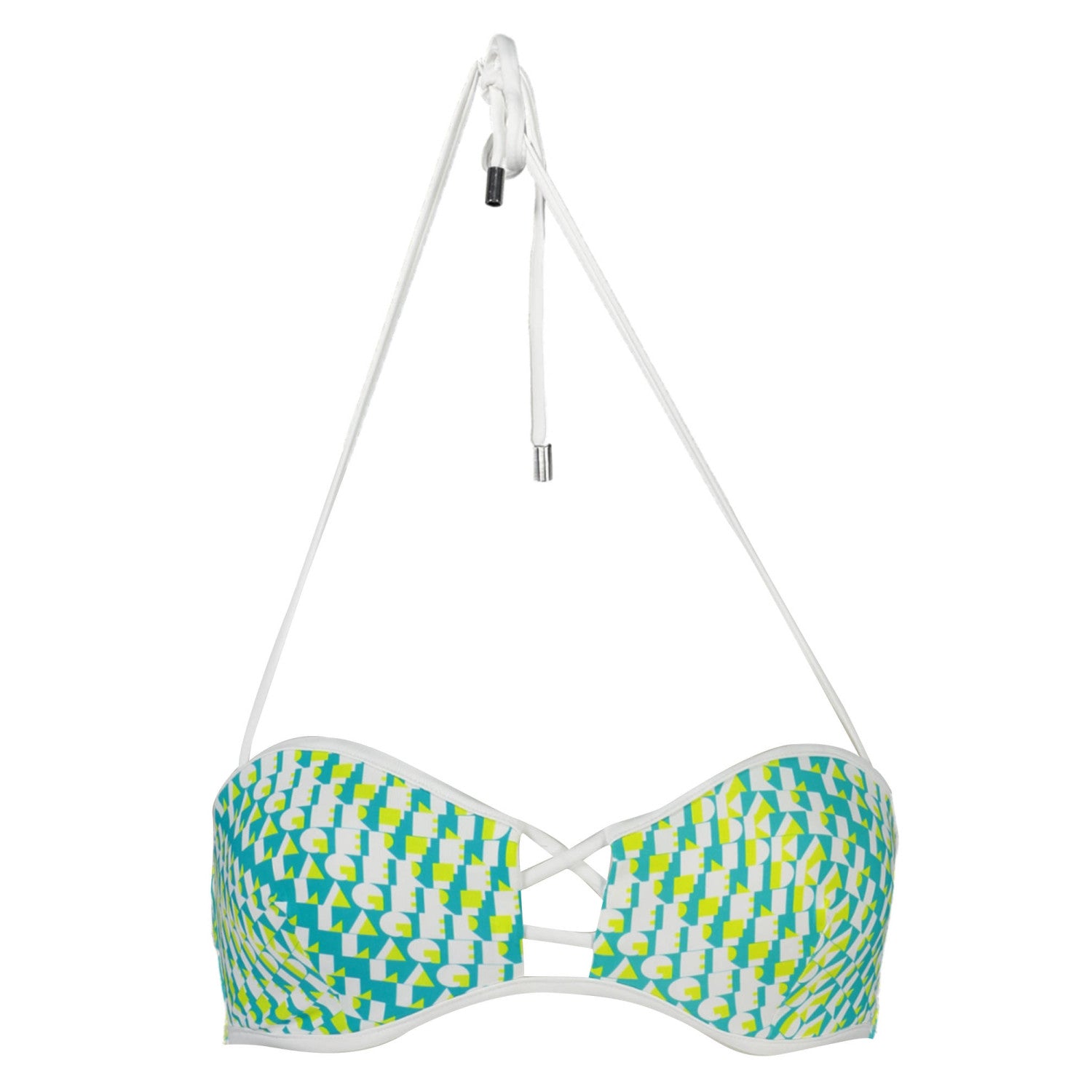 KARL LAGERFELD BEACHWEAR Дамска Горна Част на Бански - Зеленa