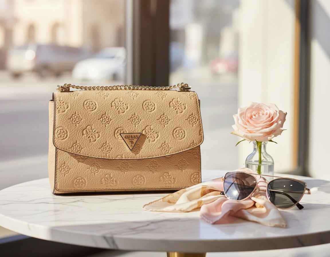 GUESS Jeans Дамска Чанта – Бежова