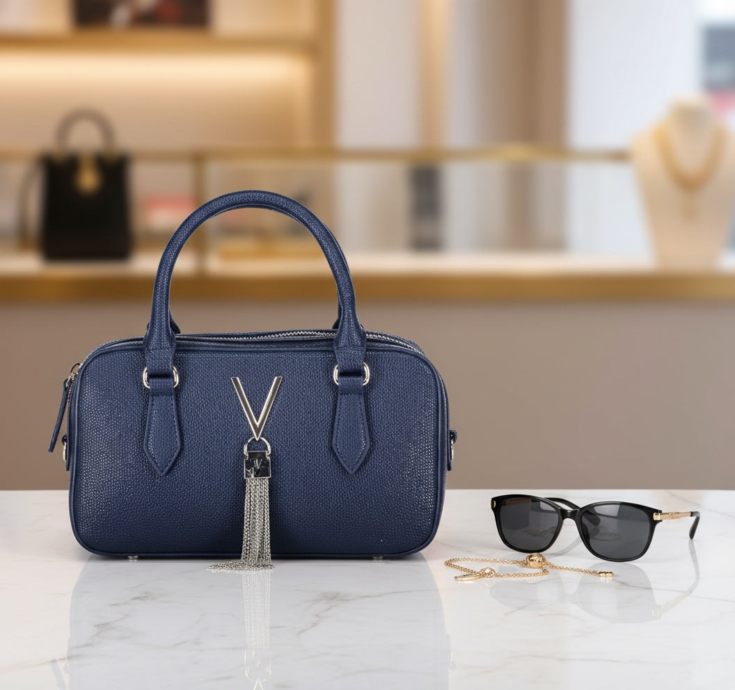 Valentino Bags Дамска Чанта – Тъмносиня