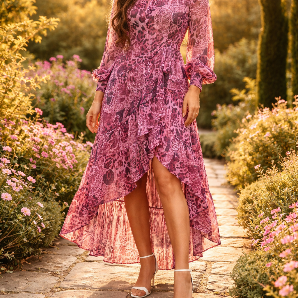 GUESS NUOVO BAHIA WRAP UP LONG – Дамска Дълга Рокля