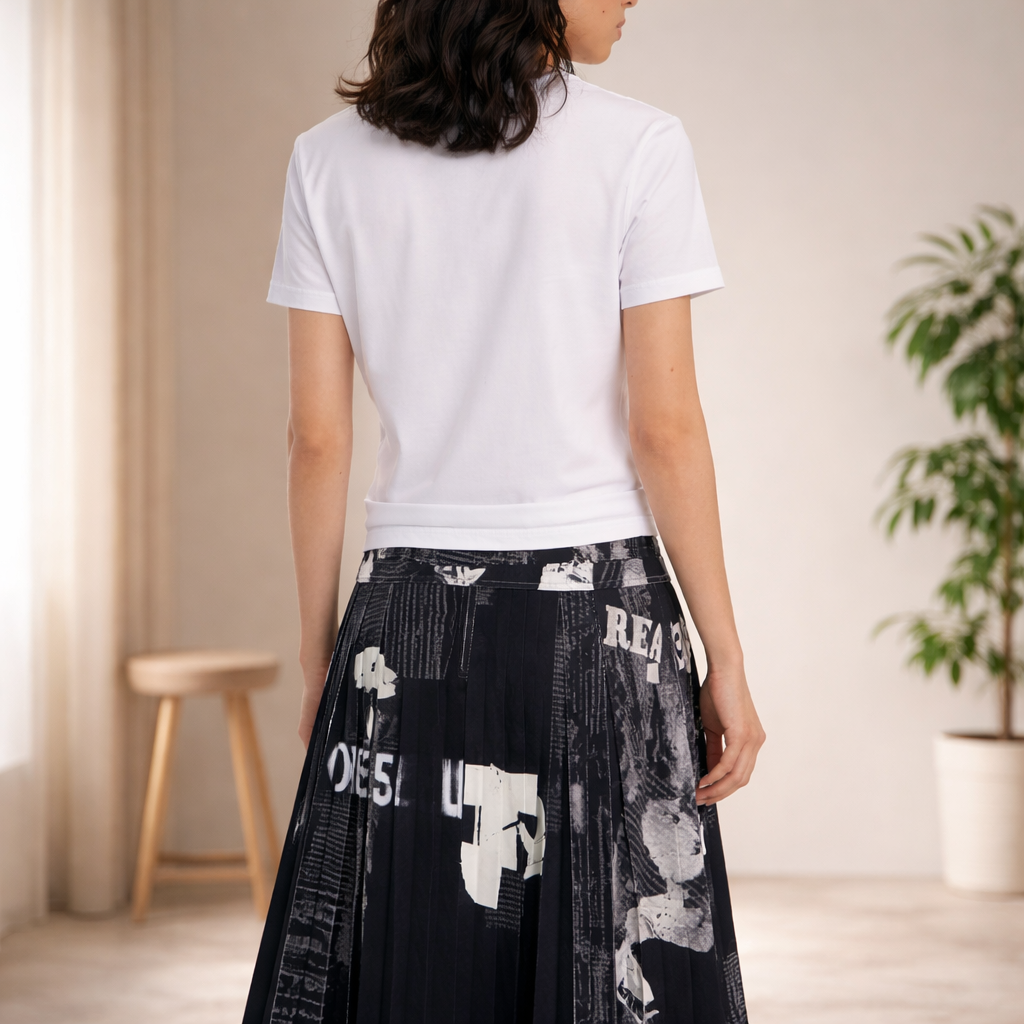 Desigual Дамска Тениска с Къс Ръкав – Бяла