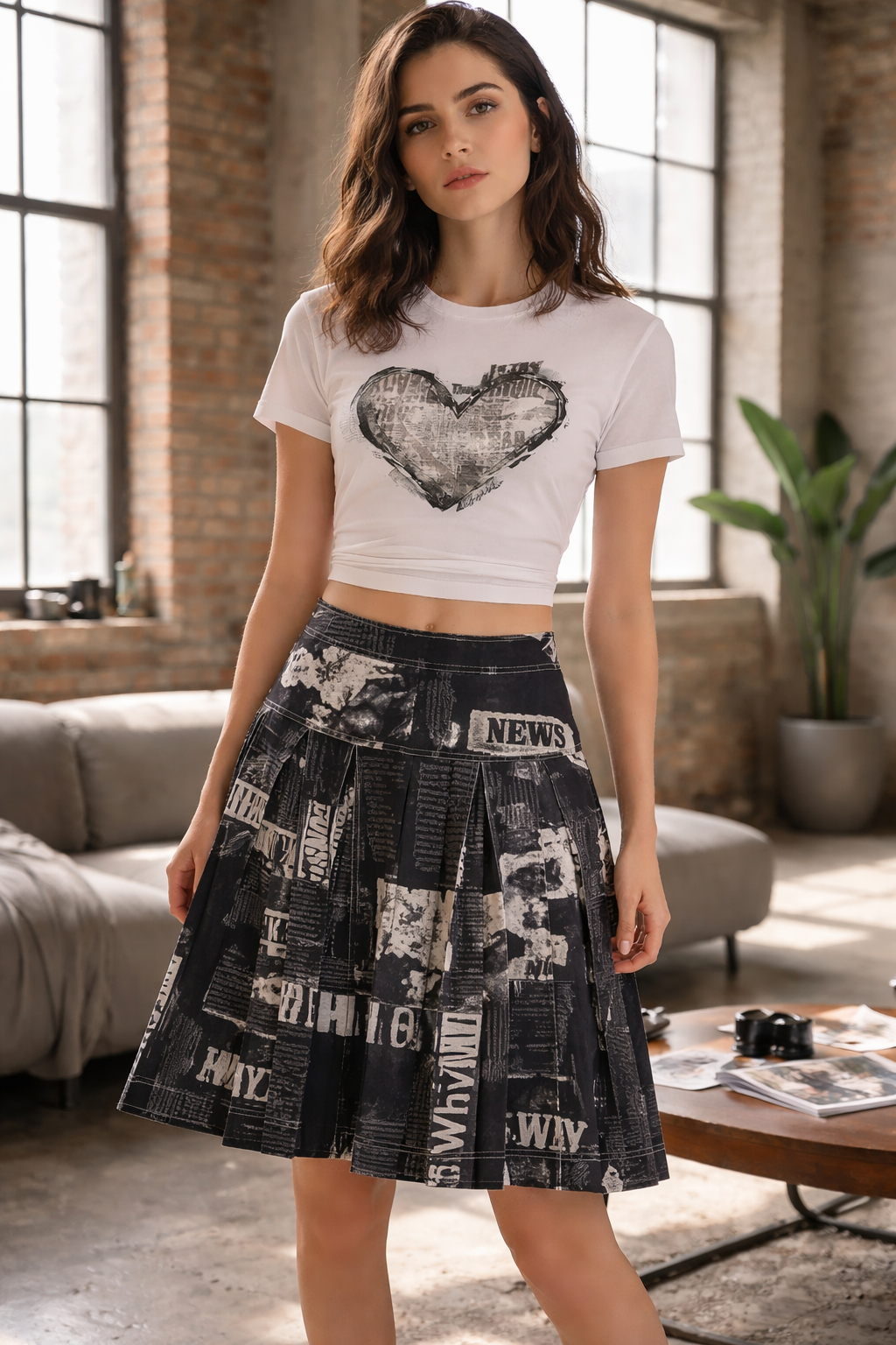 Desigual Дамска Тениска с Къс Ръкав – Бяла