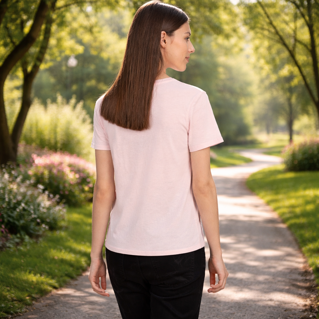 GUESS Cherry Kiss Tee – Дамска Тениска с Принт Устни и Череши