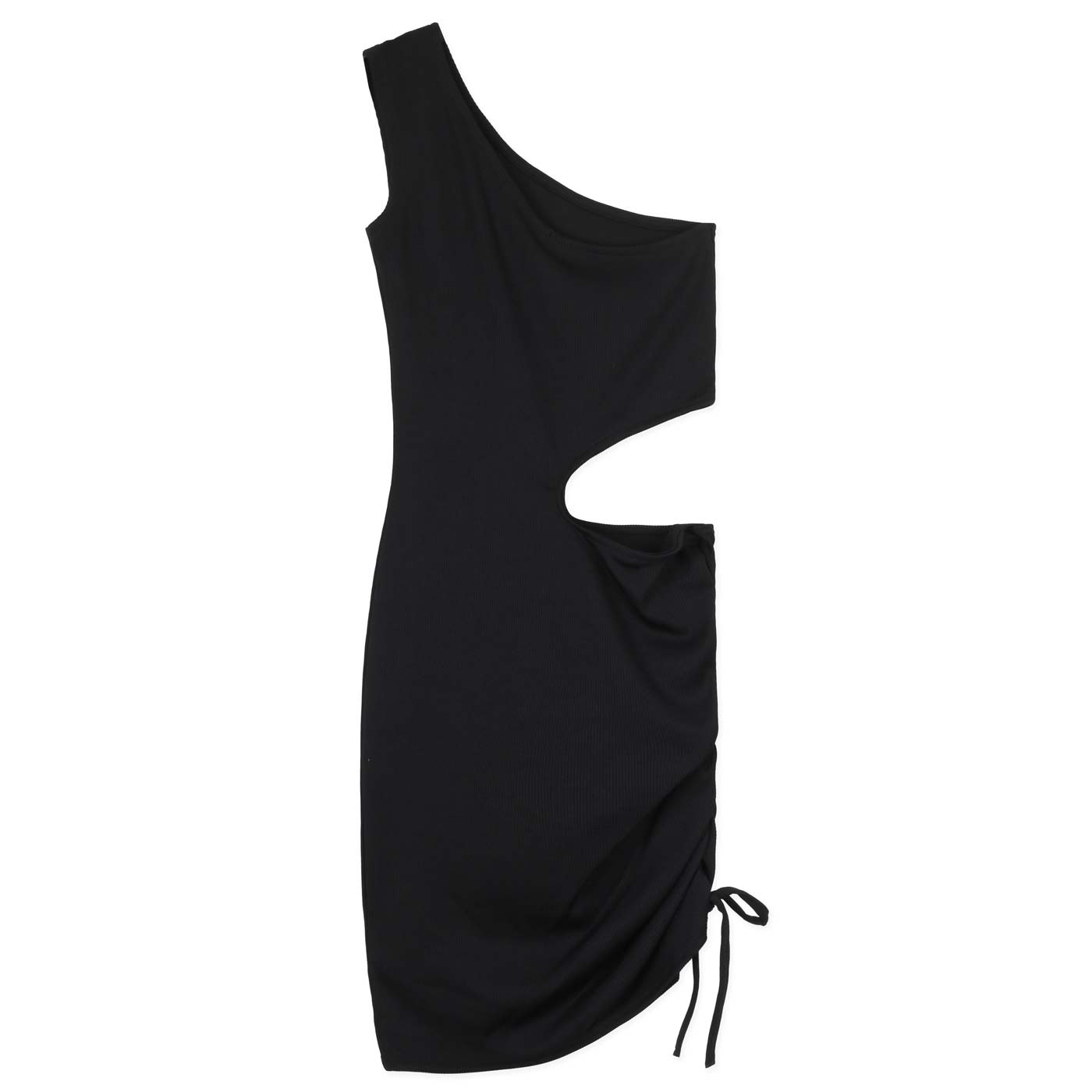 SISTERS POINT – GASH Dress в Черно със Секси Изрязани Детайли