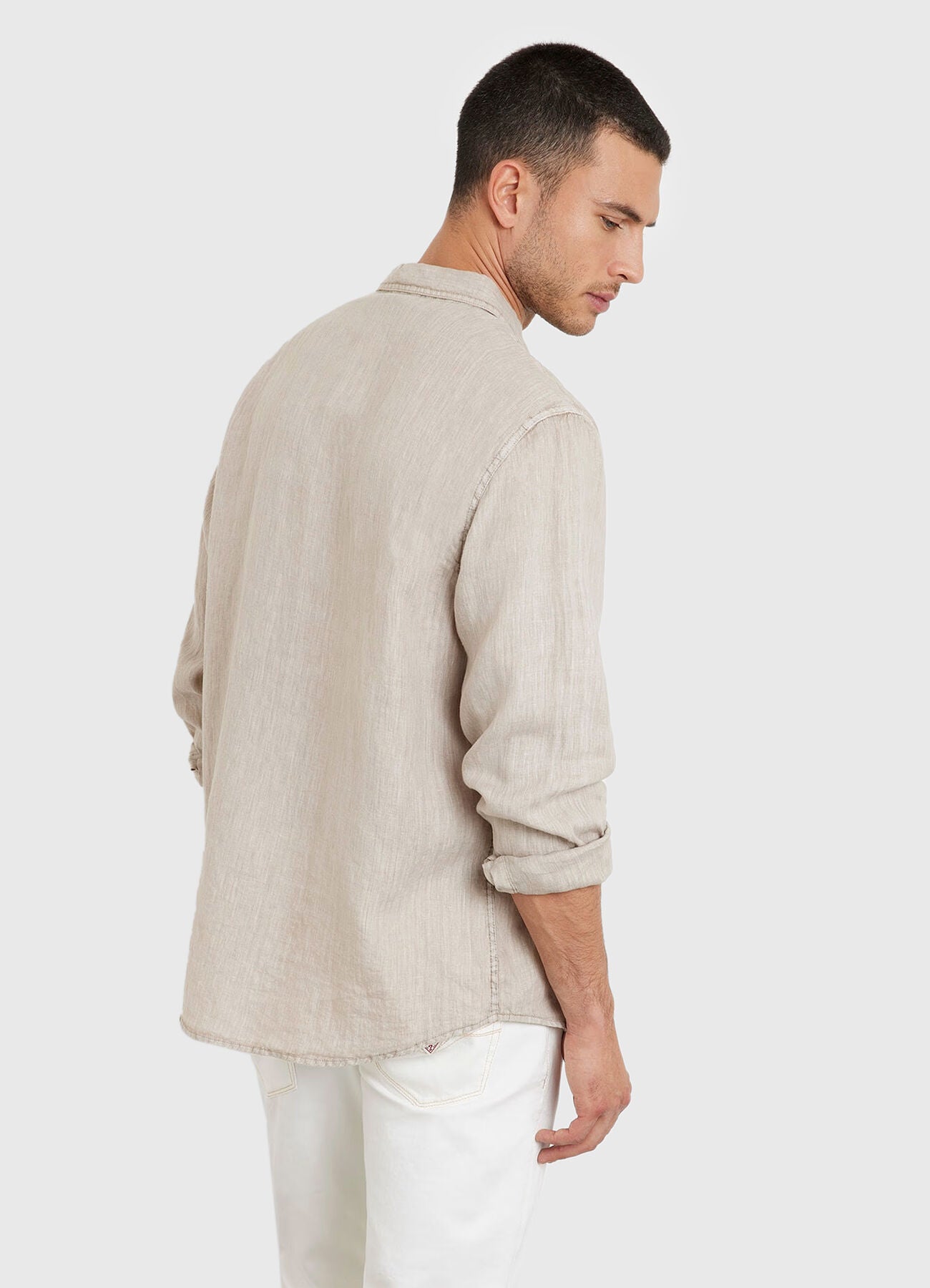 GUESS Island Linen Embro Shirt – Мъжка Летна Риза с Бродерия