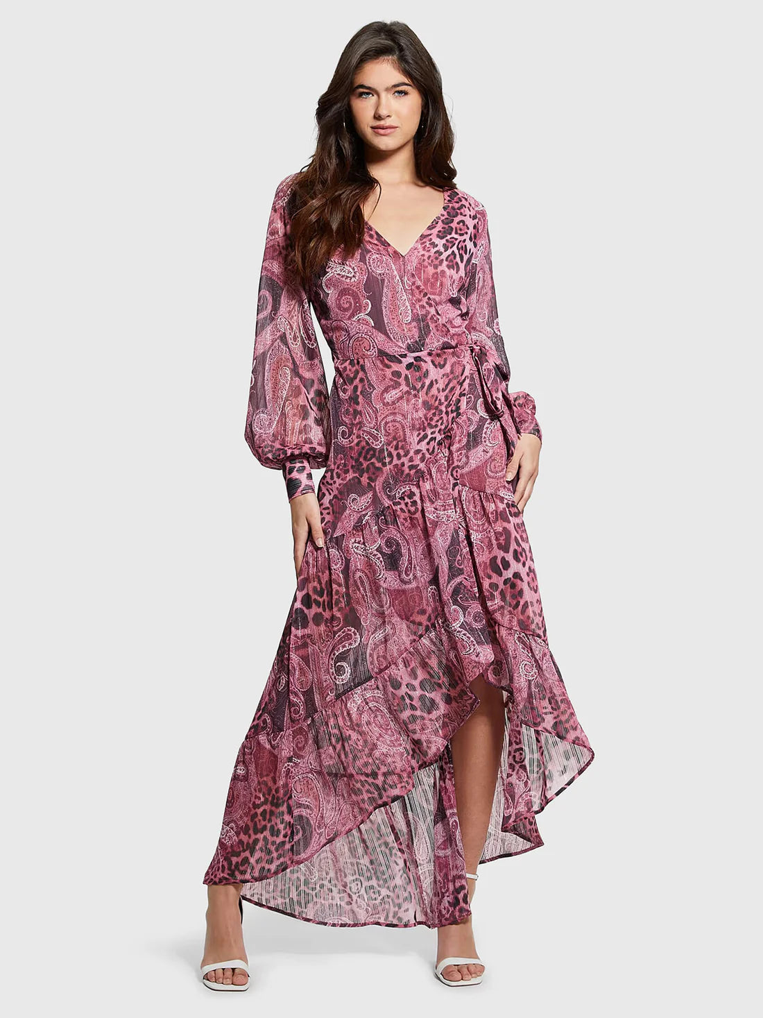 GUESS NUOVO BAHIA WRAP UP LONG – Дамска Дълга Рокля