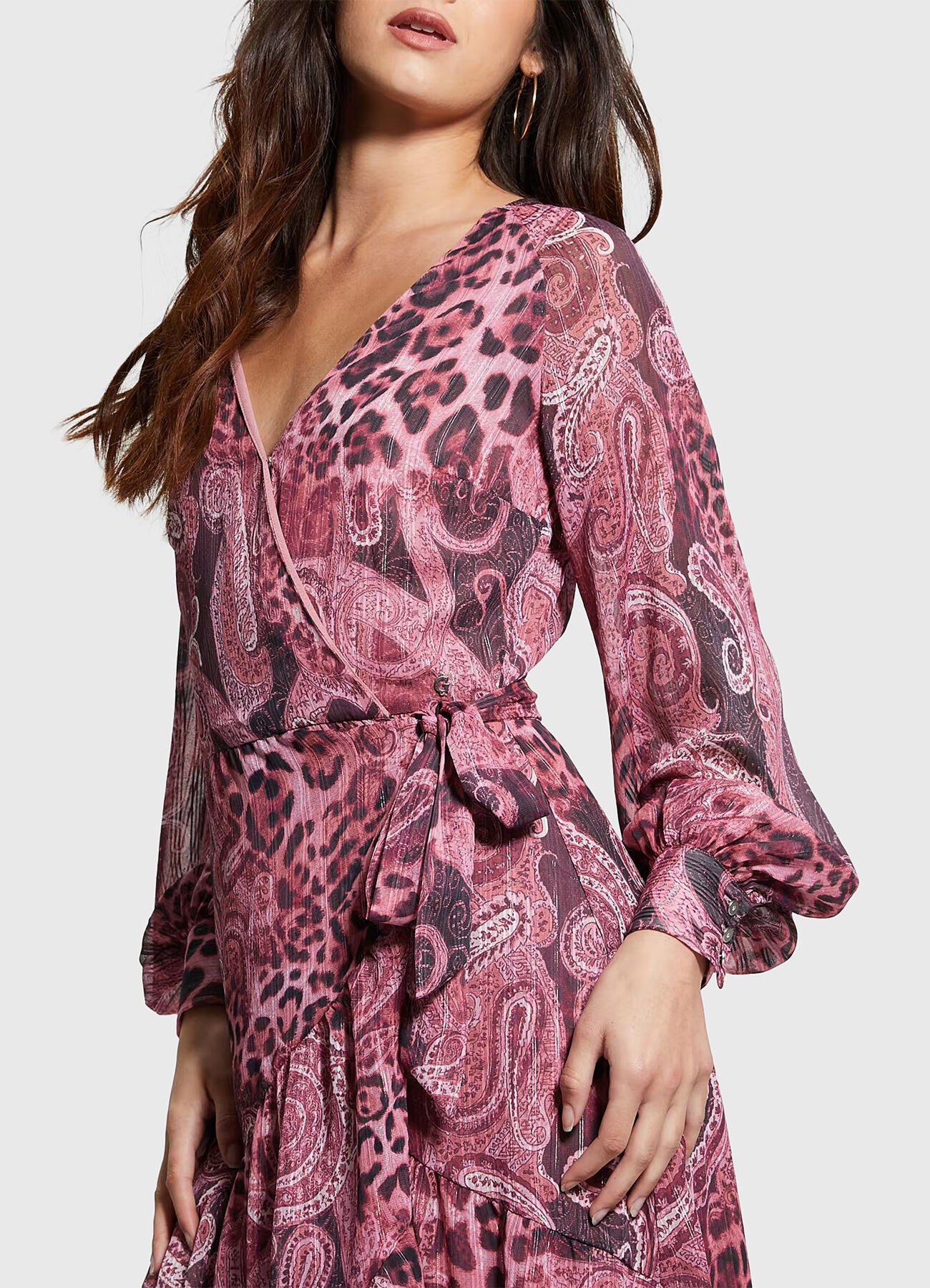 GUESS NUOVO BAHIA WRAP UP LONG – Дамска Дълга Рокля