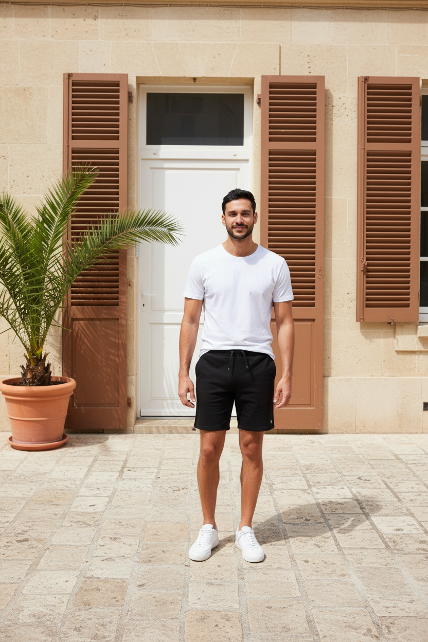 U.S. POLO ASSN. Мъжки Къси Панталони BALD – Черни