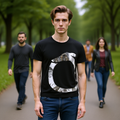 TRUSSARDI Мъжка Тениска – Черна със Сребристо Лого