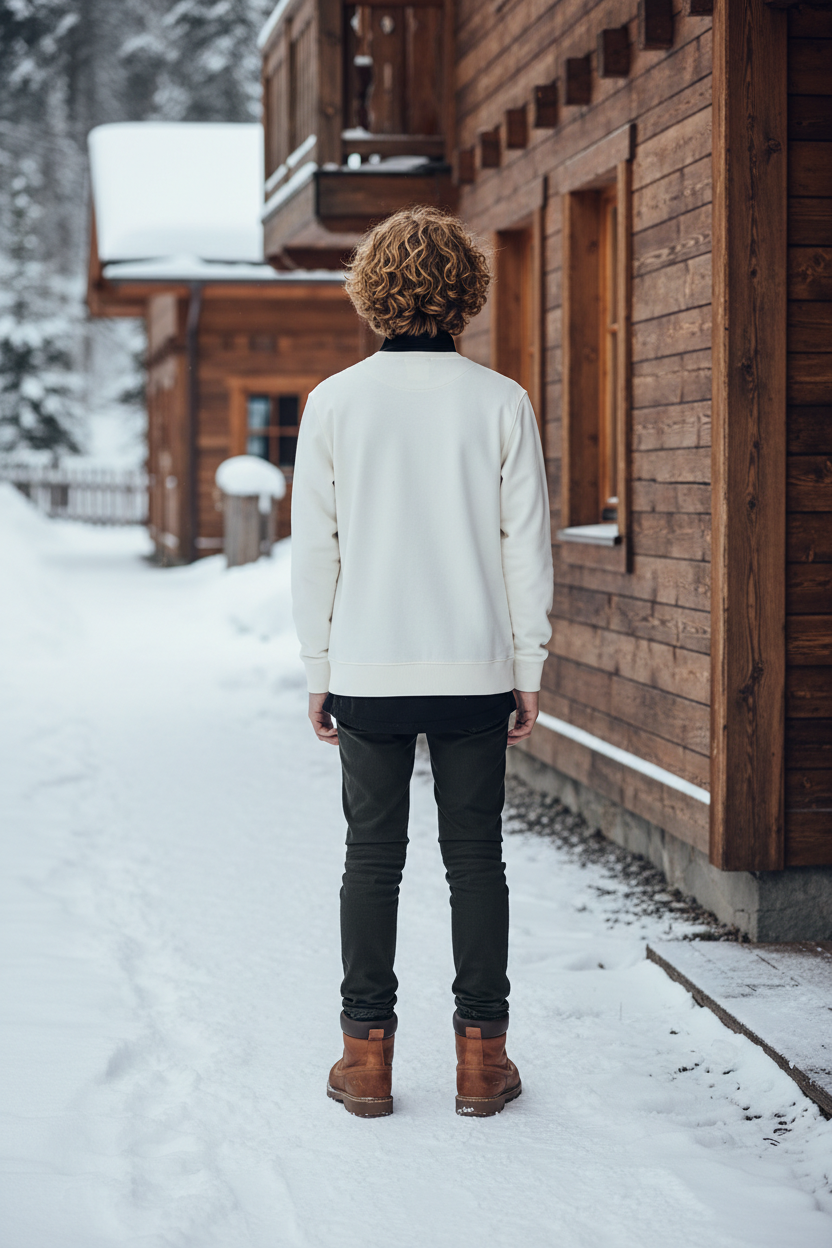 PEPE JEANS – Мъжки бял суитшърт без цип