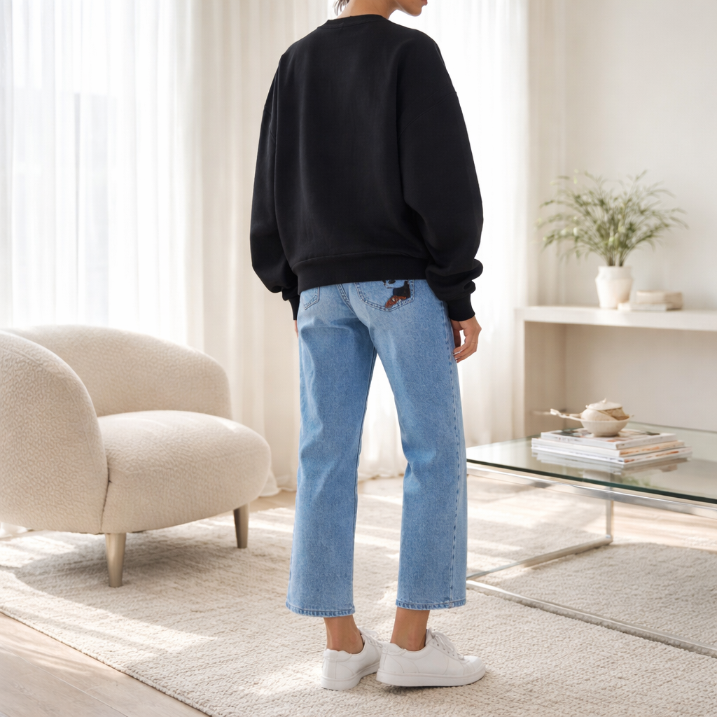 DESIGUAL Дамска блуза без цип – Черна