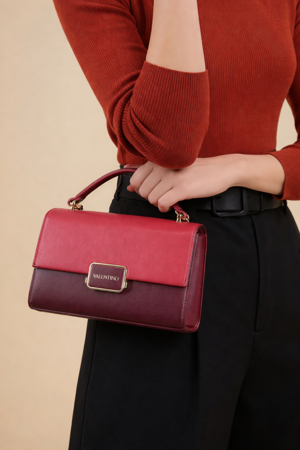Valentino Bags Дамска Чанта – Червена
