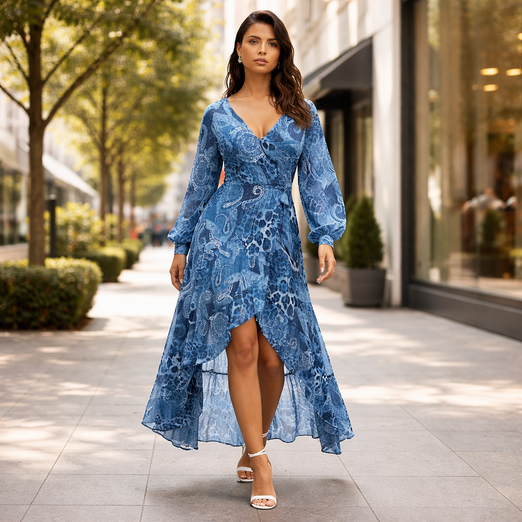 Guess - Дамска Синя Рокля