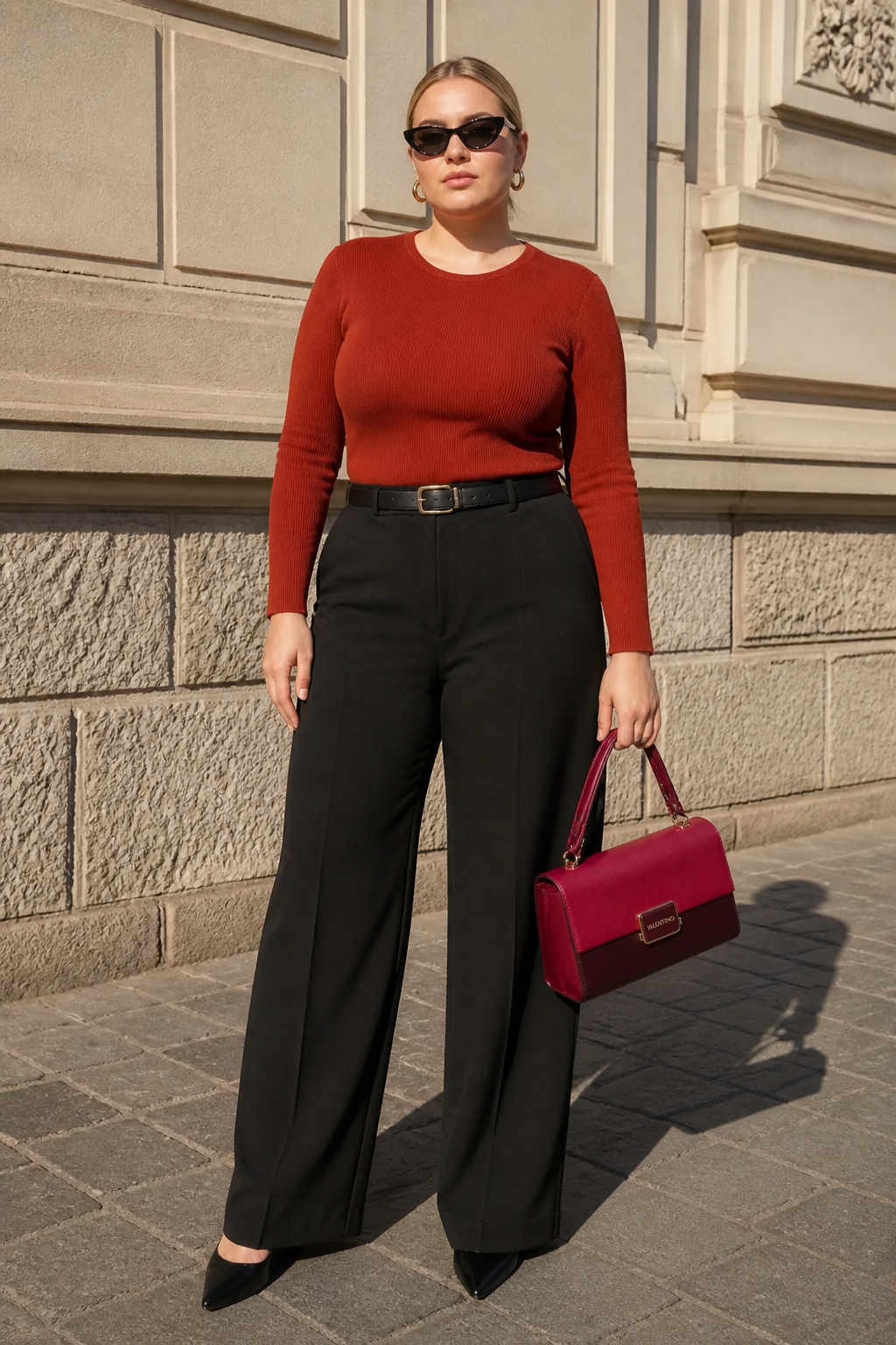 Valentino Bags Дамска Чанта – Червена