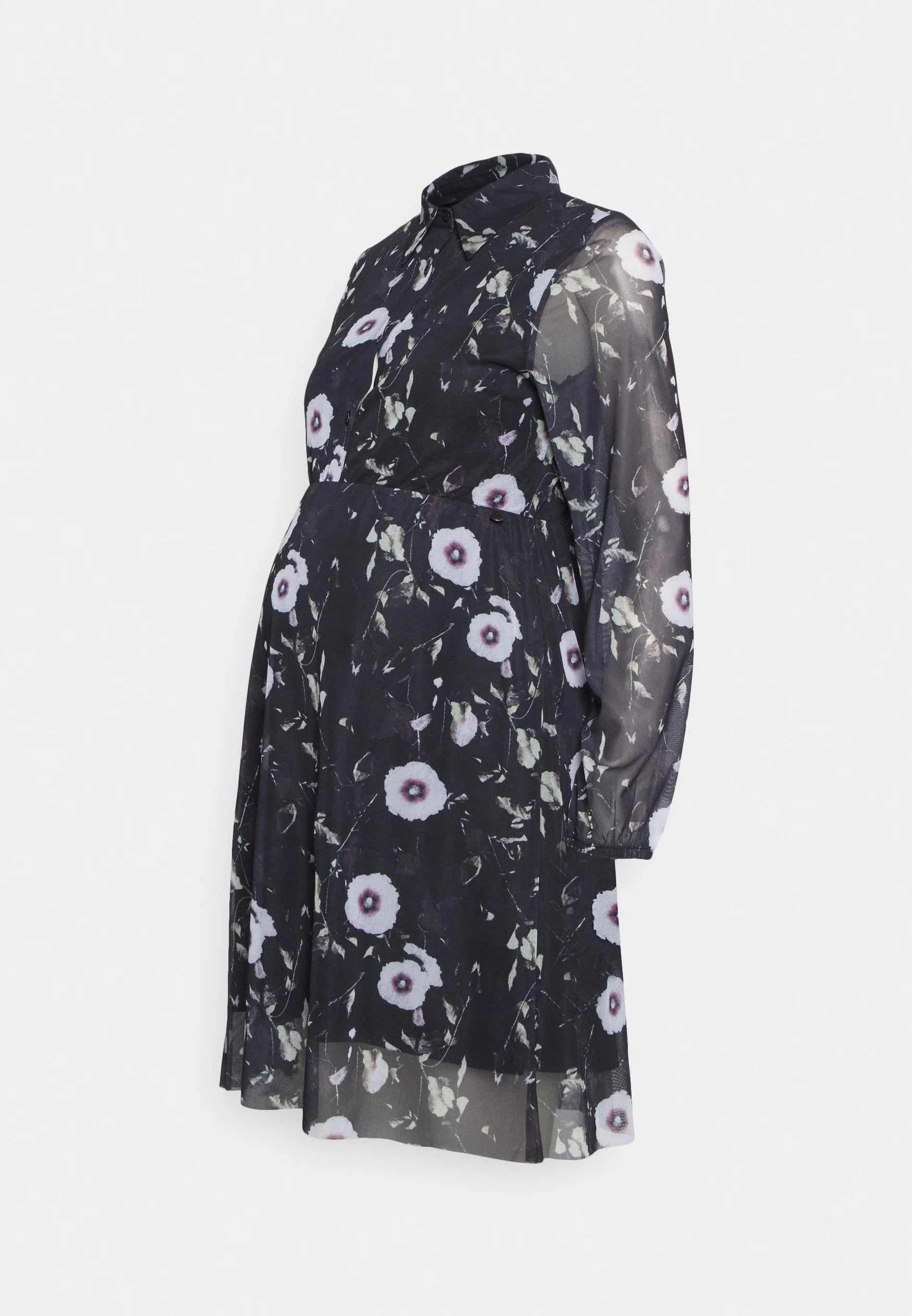 LOVE2WAIT Рокля за Бременни – Mottled Black