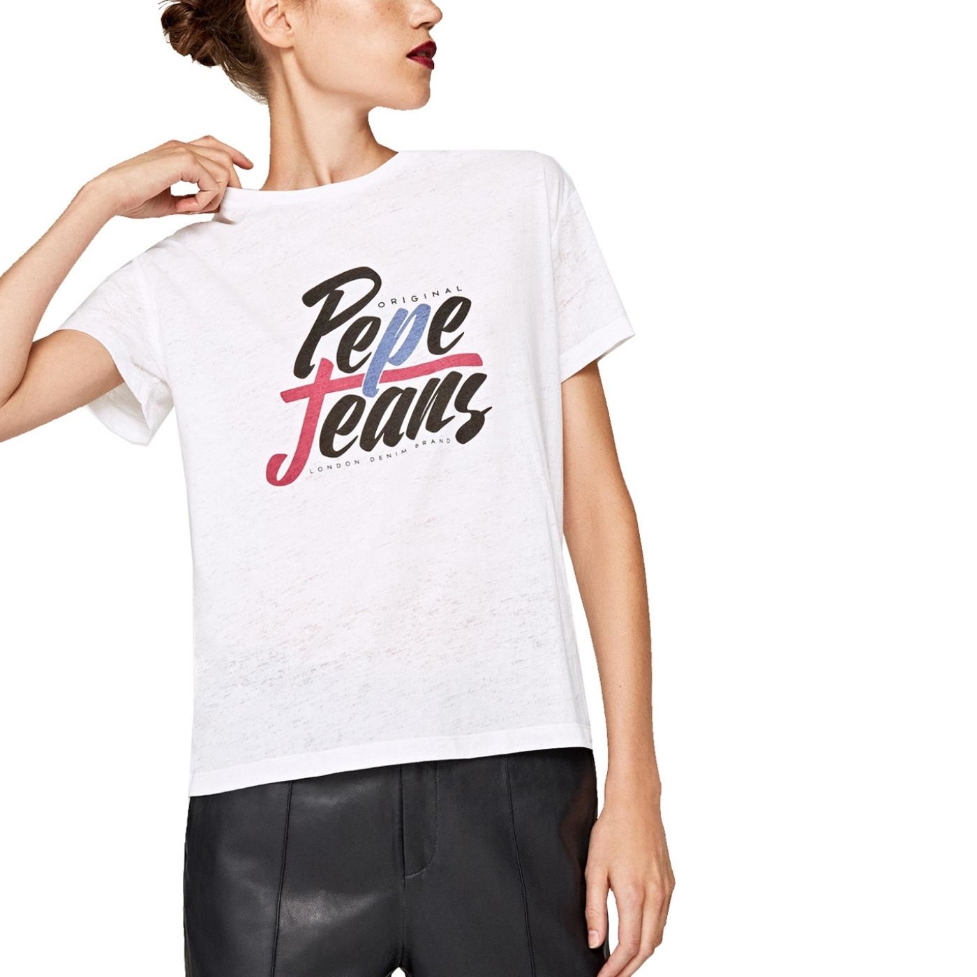 Pepe Jeans - Дамска Бяла Тениска