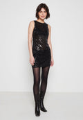JDY – Черна Мини Рокля с Пайети