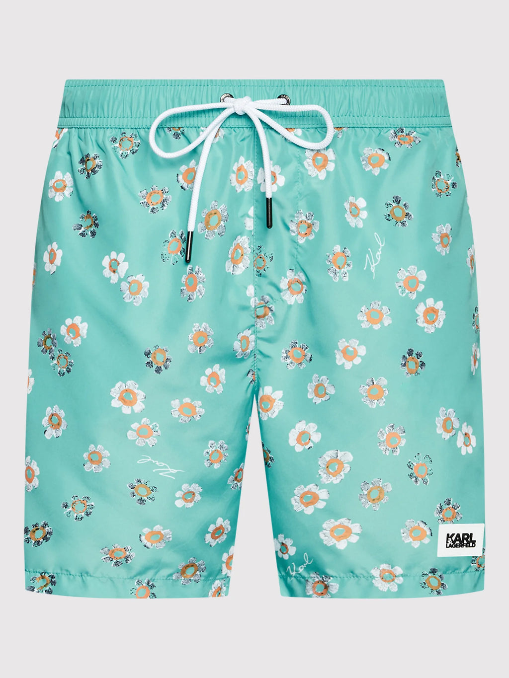 Karl Lagerfeld Swimsuit "Flower" – Мъжки Бански с Флорален Принт