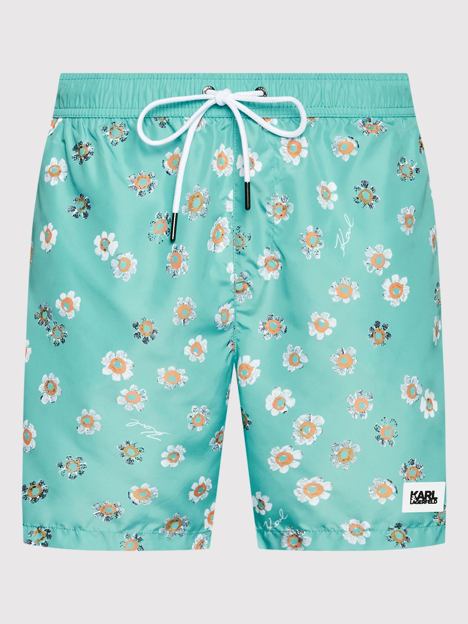 Karl Lagerfeld Swimsuit "Flower" – Мъжки Бански с Флорален Принт