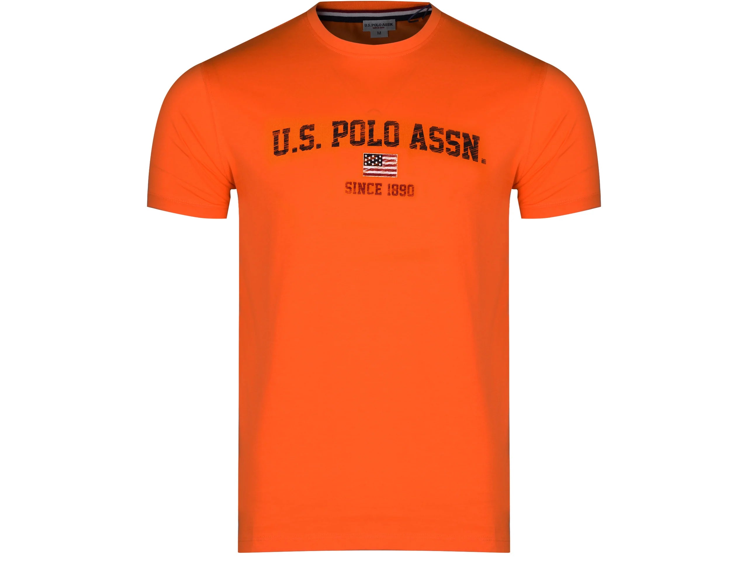 U.S. POLO ASSN. Мъжка тениска "NICK" – Оранжева