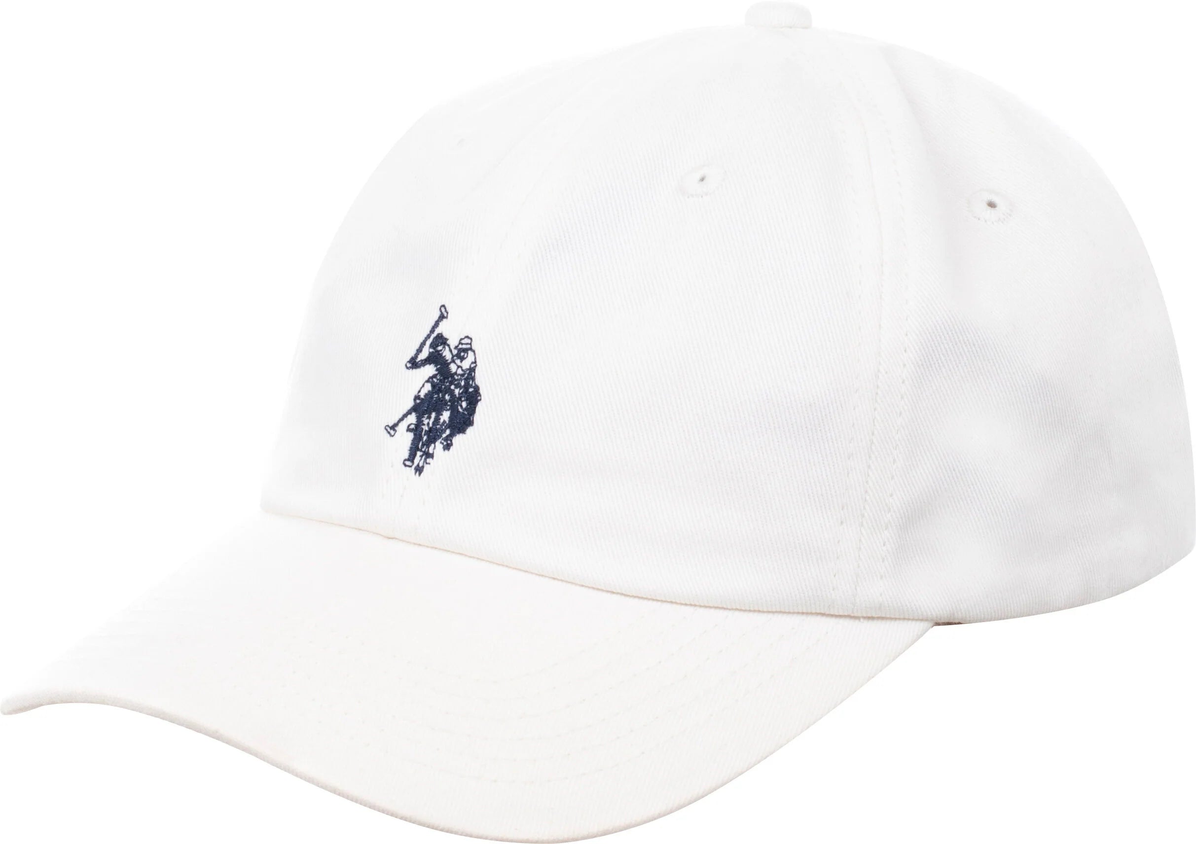 U.S. POLO ASSN. BUSHER HAT CAP - Бяла Бейзболна Шапка с Козирка