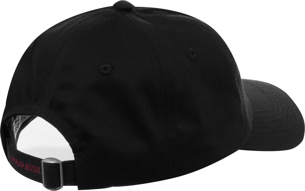 U.S. POLO ASSN. BUSHER HAT CAP - Черна Бейзболна Шапка с Козирка