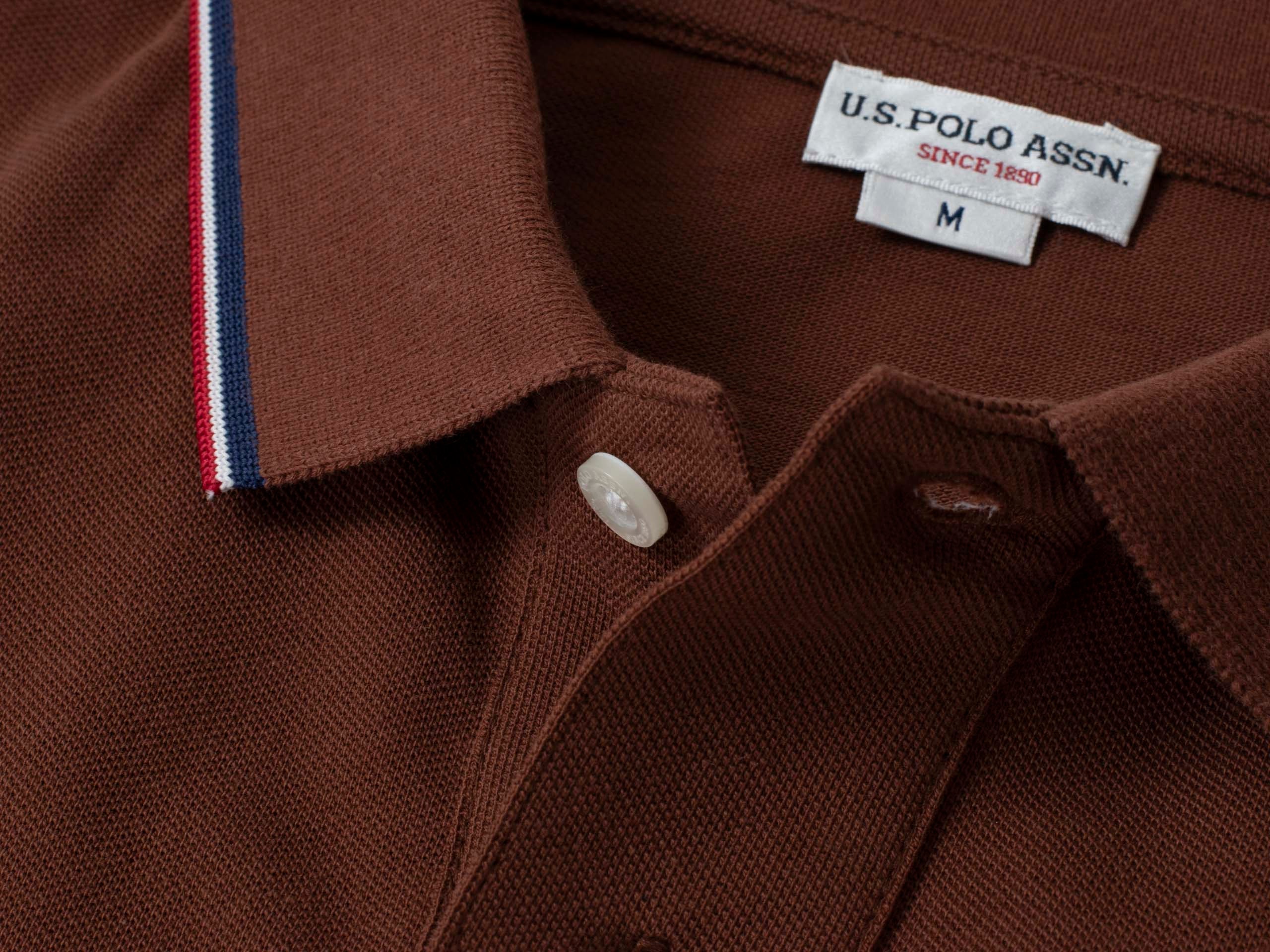U.S. POLO ASSN. Мъжка Поло Тениска NTRI – Кафява